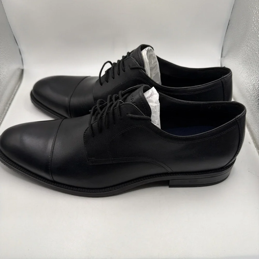 Cole Haan Modern Essentials Mens Shoes Sz 11 M Dress Black Cap Toe Oxford